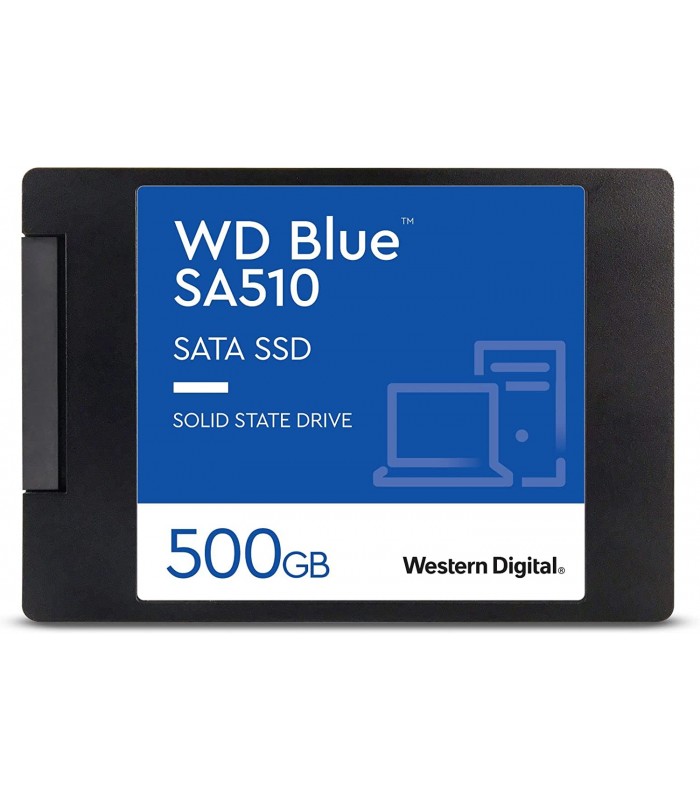 SSD WD BLUE SA510 500GB 2.5"/7mm SATA III 6GB/S, TBW 200 560/510MB/s RW - WDS500G3B0A
