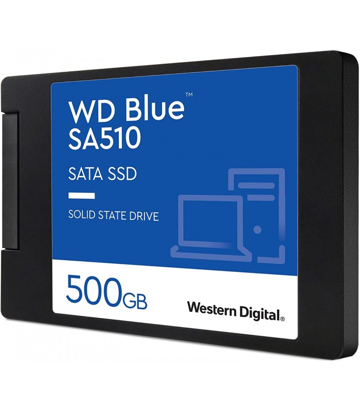SSD WD BLUE SA510 500GB 2.5"/7mm SATA III 6GB/S, TBW 200 560/510MB/s RW - WDS500G3B0A