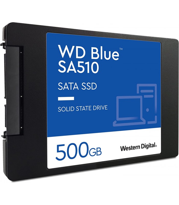 SSD WD BLUE SA510 500GB 2.5"/7mm SATA III 6GB/S, TBW 200 560/510MB/s RW - WDS500G3B0A