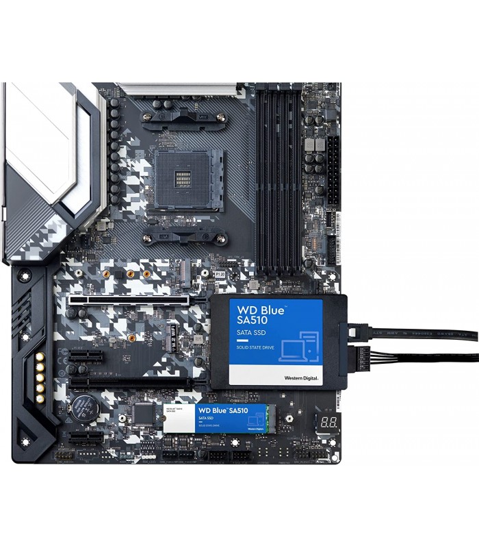 SSD WD BLUE SA510 1TB 2.5"/7mm SATA III 6GB/S, TBW 400 / 560/520MB/s RW - WDS100T3B0A