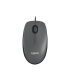 MOUSE LOGITECH M100 USB-A ALAMBRICO NEGRO /OPTICO/3BOTONES/1000DPI/ 1.8M PC 910-001601