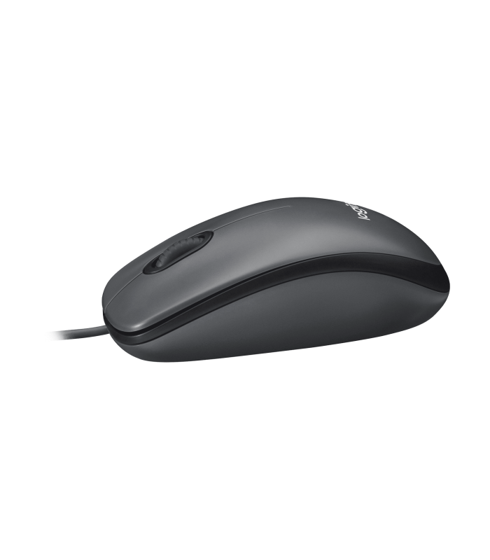 MOUSE LOGITECH M100 USB-A ALAMBRICO NEGRO /OPTICO/3BOTONES/1000DPI/ 1.8M PC 910-001601