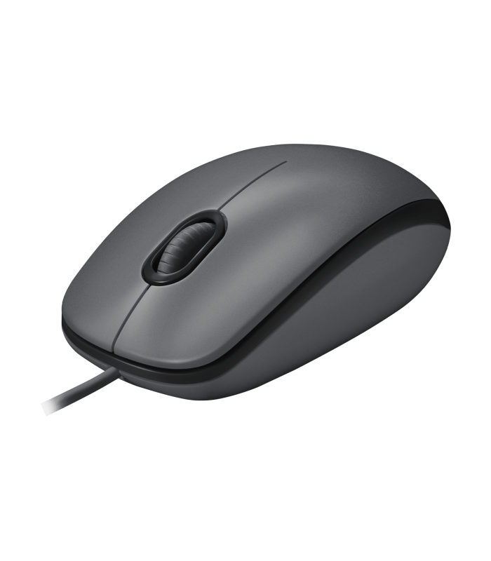 MOUSE LOGITECH M100 USB-A ALAMBRICO NEGRO /OPTICO/3BOTONES/1000DPI/ 1.8M PC 910-001601