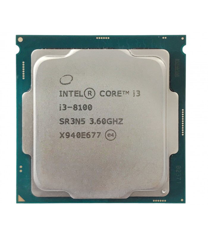 CPU INTEL i3-8100 3.60GHZ 4C 6MB LGA1151 65W Intel UHD Graphics 630 BX80684I38100 8TH GEN