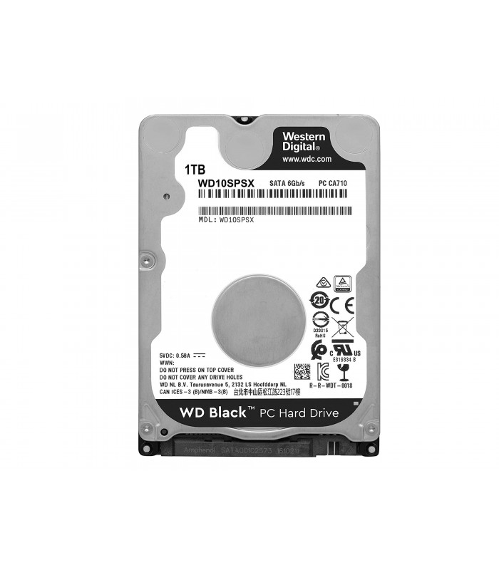 HDD WD BLACK 1TB 2.5" 7MM SATA 6 Gbps, 7200RPM, 64MB CACHE NOTEBOOK 05J0R5.