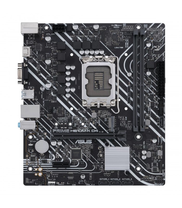 MBO ASUS PRIME H610M-K D4 /LGA1700/2X DDR4 3200/1xPS/2 /4X SATA/6X USB/1X VGA/1X HDMI/1X PCIE/1X M.2/ 12TH 13TH 14TH