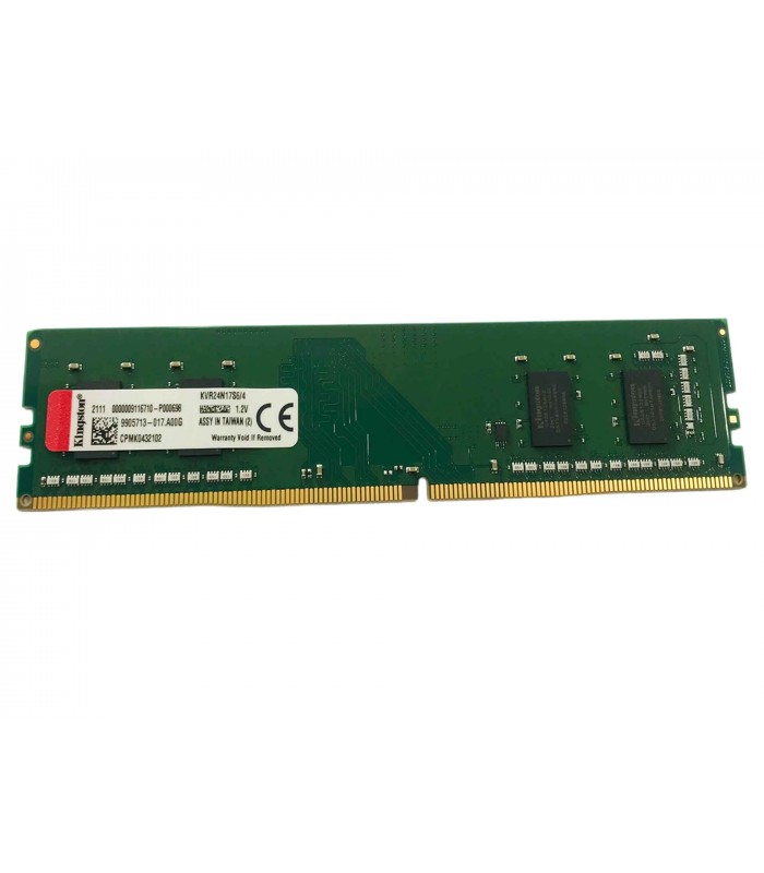 MEMORIA KINGSTON 4GB DDR4 2400MHz UDIMM Non-ECC 1.2V CL17 288PIN PC KVR24N17S6/4