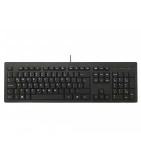 TECLADO HP 125-BK / ALAMBRICO / NEGRO / USB-A / PC LA / 266C9AAABM / ORIG.