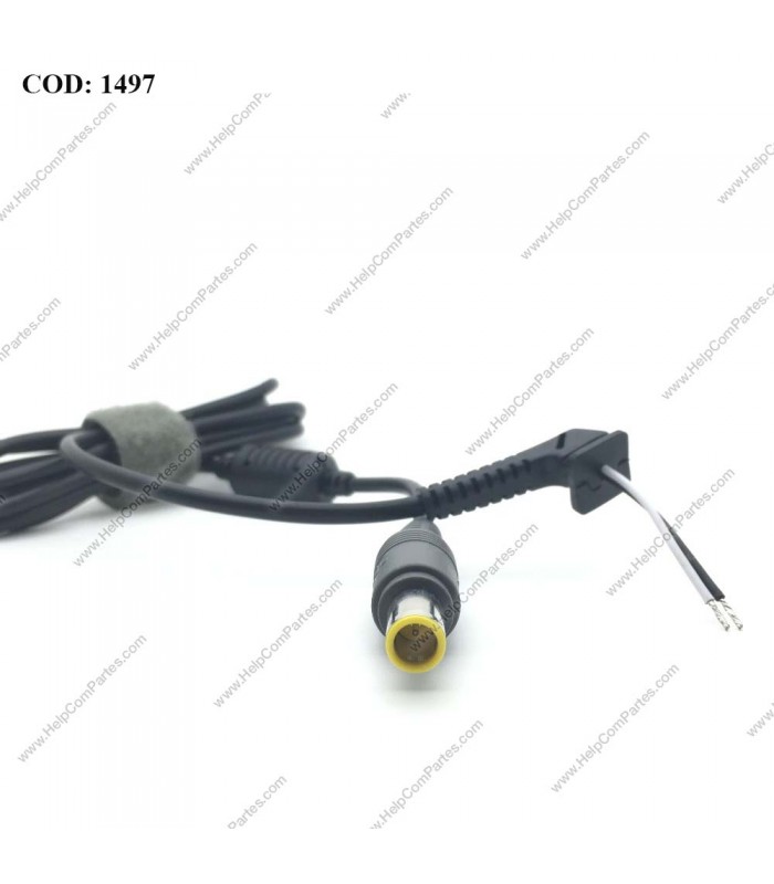 DC CORDS IBM/LENOVO 20V --- 4.5A / 7.9*1.0*5.5mm / PIN CENTRAL AMARILLO