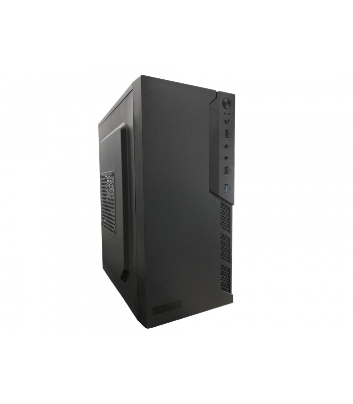 CASE SPEEDMIND SMCSM10 MINI ATX/MATX 600W / 1XUSB 3.0/ 2XUSB 2.0 / NO-DVD /PC  NEGRO