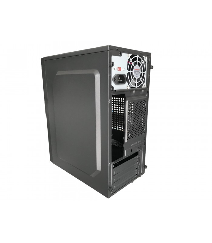 CASE SPEEDMIND SMCSM10 MINI ATX/MATX 600W / 1XUSB 3.0/ 2XUSB 2.0 / NO-DVD /PC  NEGRO