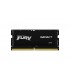 MEMORIA KINGSTON FURY IMPACT 16GB DDR5 4800MHZ SODIMM Non-ECC 1.1V CL40 262PIN BLACK/ KF548S38IB-16