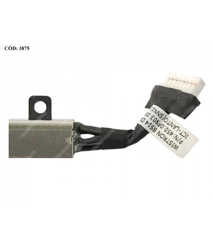 DC JACK POWER DELL INSPIRON 14 5481 5482 5485 5491 SERIES +CABLE 0WJXD9 WJXD9 ORIG.