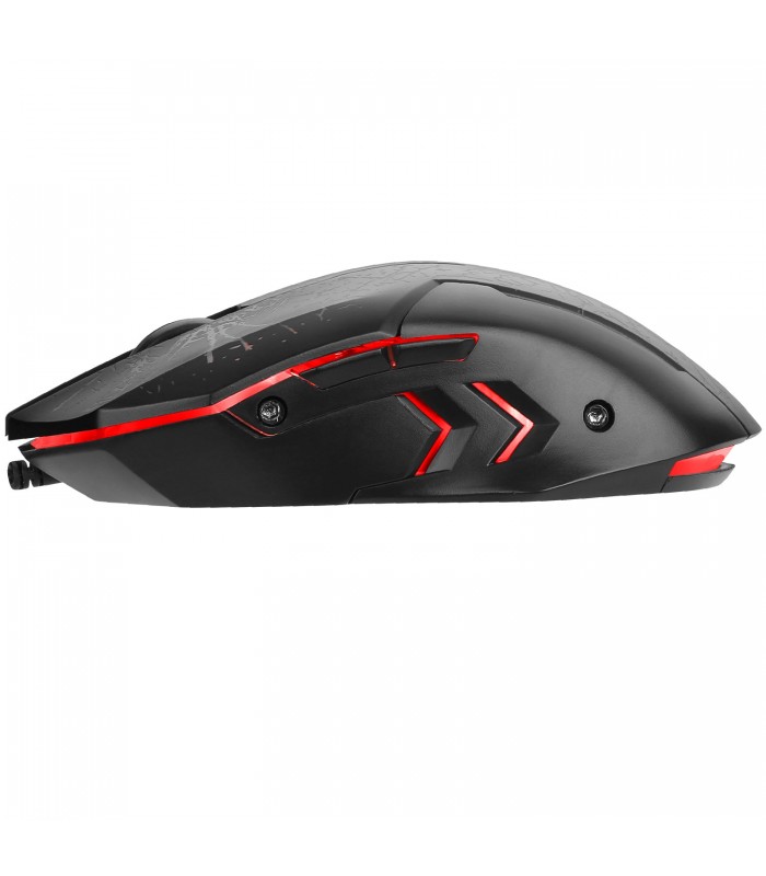 MOUSE MARVO M207 GAMING USB ALAMBRICO DPI 3200 7COLOR 1.5m PC BK
