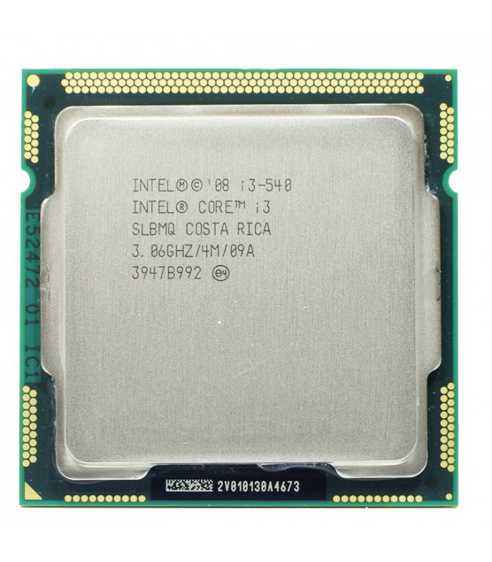 CPU INTEL i3-540 3.06GHZ 2C 4MB LGA1156 73W BX80616I3540 1TH GEN (DS)