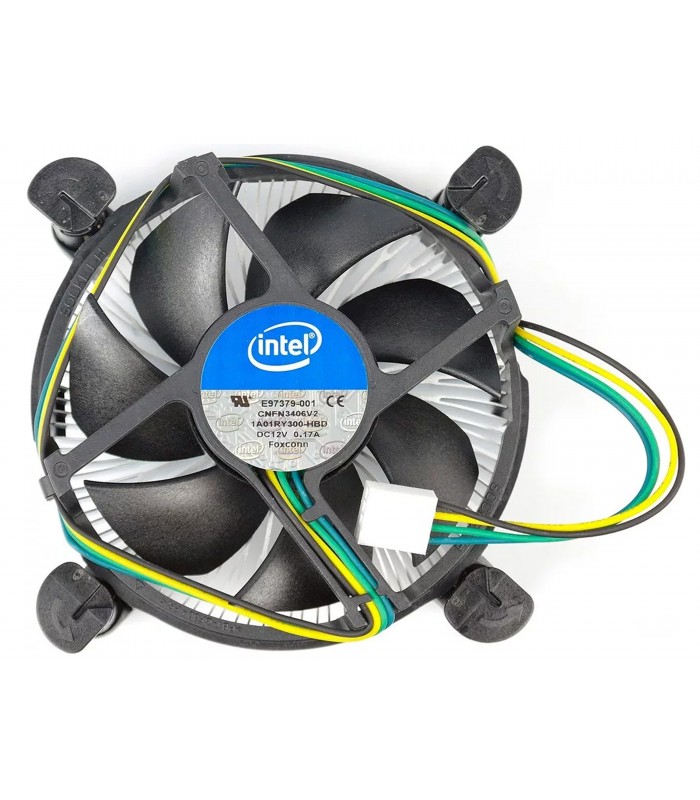 DISIPADOR AIR INTEL DC/i3/i5/i7 3.5" Socket LGA1150 LGA1151 LGA1155 LGA1156 4-PIN.(DS)