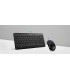 TECLADO+MOUSE GENIUS LUXEMATE Q8000 INALÁMBRICO 2.4 GHz /KEY+MOUSE AAA/ INAL PC MINI SP BK ORIG..