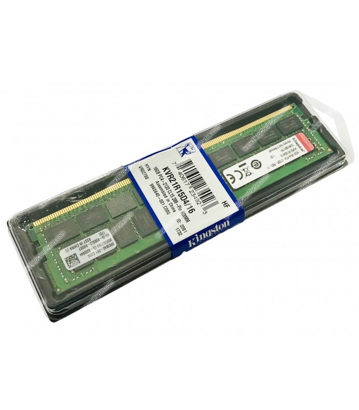 MEMORIA KINGSTON 16GB DDR4 2133MHZ UDIMM Non-ECC 1.2V CL15 288PIN PC KVR21R15D4/16 /SERVIDORES / ORIG.