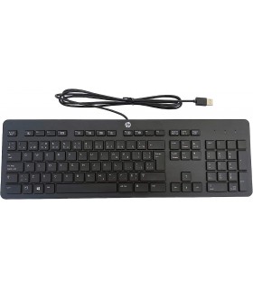 TECLADO HP KBAR211 USB-A ALAMBRICO PC (US) INGLES 803181-001 BK ORIG. SIN CAJA