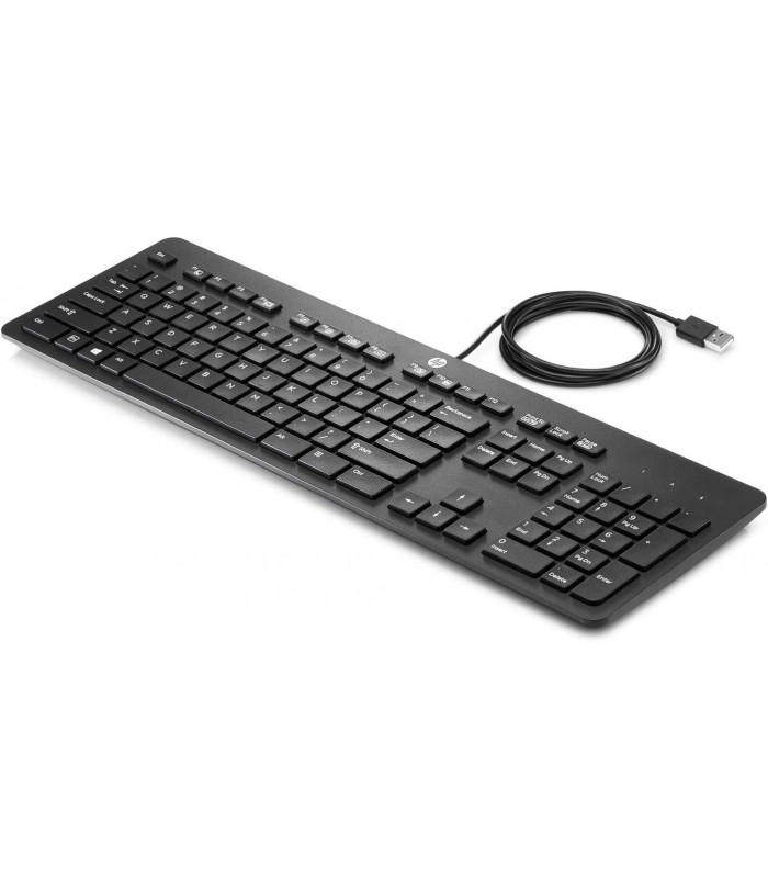 TECLADO HP KBAR211 USB-A ALAMBRICO PC (US) INGLES 803181-001 BK ORIG. SIN CAJA