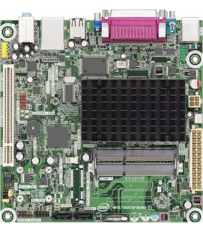 MBO INTEL ATOM D425KT/1.80Ghz/Mini-ITX/2X DDR3 1333/2X SATA/4X USB/1X VGA/1X LPT/2X PS/2 /1X PCI/ (DS)