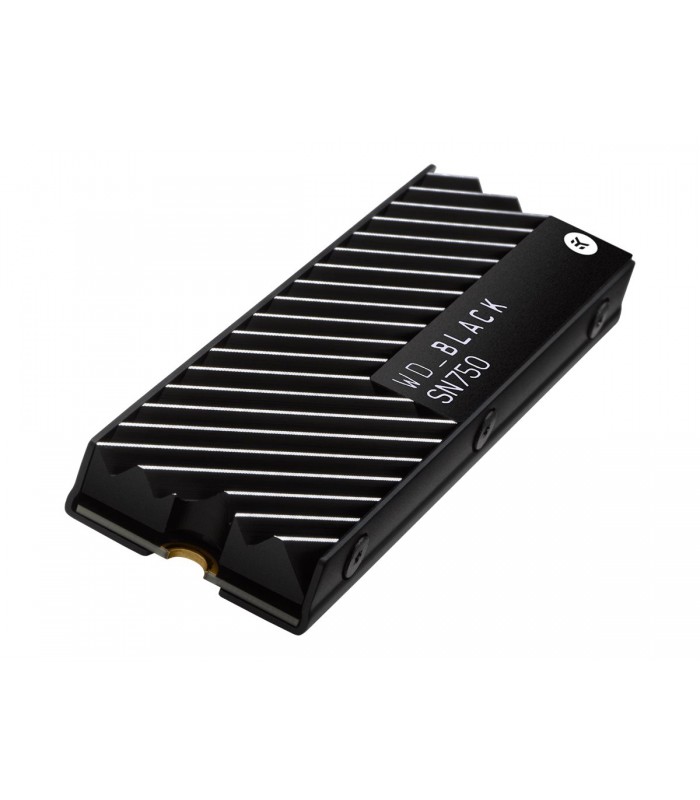 SSD WD BLACK SN750 500GB NVMe PCIE GEN4 M.2 2280 /3D NAND/ TBW 300 / 3430-2600MB/s RW /+ DISIPADOR / WDS500G3XHC-00SJG0