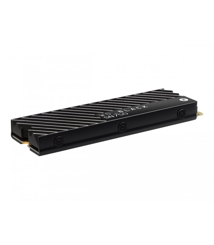SSD WD BLACK SN750 500GB NVMe PCIE GEN4 M.2 2280 /3D NAND/ TBW 300 / 3430-2600MB/s RW /+ DISIPADOR / WDS500G3XHC-00SJG0