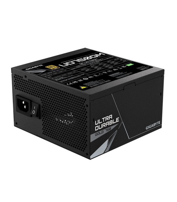 FUENTE DE PODER GIGABYTE UD750GM 750W MOD/80 PLUS GOLD/ATX 20+4X1/EPS 4+4X2/PCI-E 6+2 X4/SATAX8/MOLEX X3/GP-UD750GM