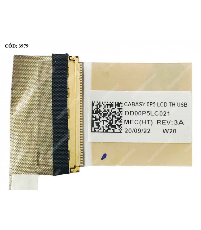 FLEX LCD HP 15-DY 15-EF 15T-DY100 15T-DY200 15T-DY300 15T-DY500 15Z-EF100 15S-EQ 40PIN eDP 60HZ TS L63613-001 ORIG.