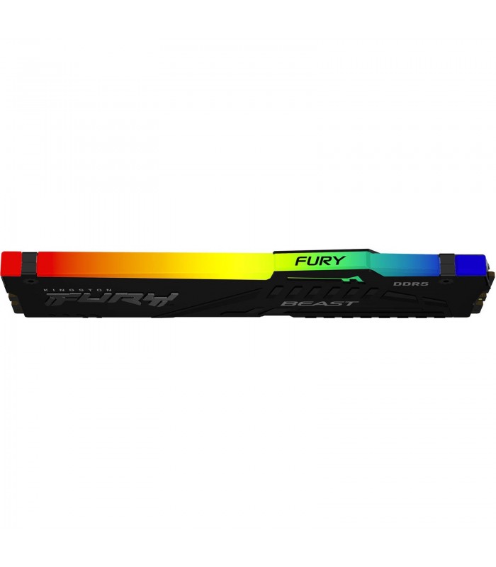 MEMORIA KINGSTON HYPERX FURY BEAST 16GB DDR5 5200MT/s UDIMM Non-ECC CL40-40-40 288PIN 1.25V PC RGB KF552C40BBA-16