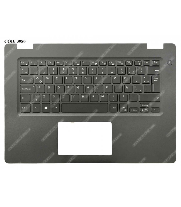 DELL ASSY W/KB W/PLMRST/ LATITUDE 3490 E3490 SERIES GR 0K8C3Y 0P8YTM 0MMC2D BL LA ORIG.