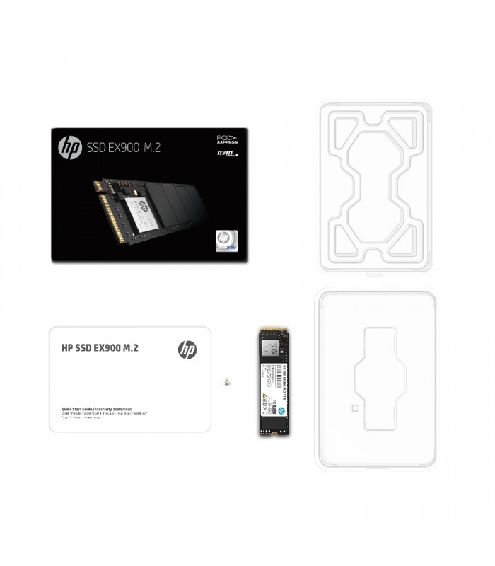 SSD HP EX900 1TB M.2 2280 NVMe PCIe 3.0 x4 Gen 3 3D NAND TLC / TBW 200 /2100-1500/RW 5XM46AAABC