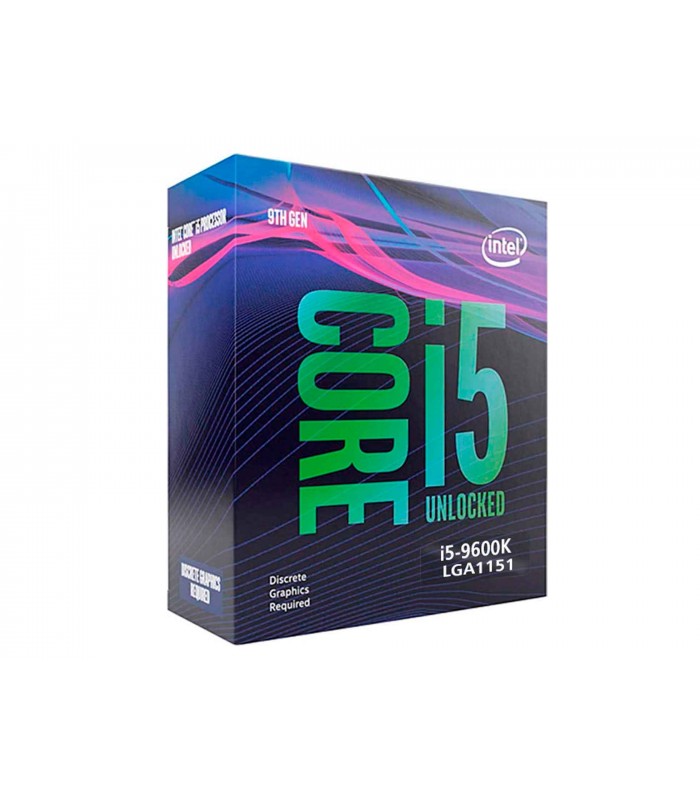 CPU INTEL i5-9600K 3.70/TB 4.60GHz UNLOCKED 6C 9MB LGA1151 95W BX80684I59600K 9th GEN