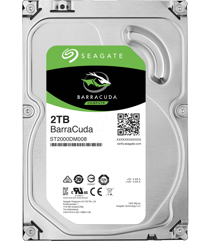 HDD SEAGATE BARRACUDA 2TB 3.5" 7200RMP SATA III, 6.0Gb/s 256MB-C 220MB/s PC / ST2000DM008