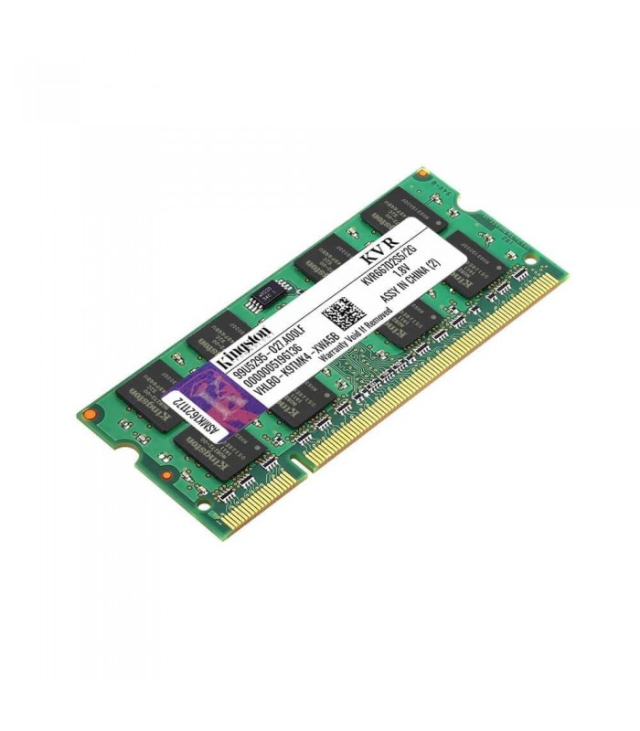 MEMORIA KINGSTON 2GB DDR2 667MHZ SODIMM Non-ECC 1.8V CL5 200PIN KVR667D2S5/2G