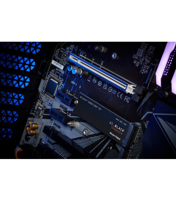 SSD WD BLACK SN850X 1TB NVMe PCIe GEN4 X4 M.2 2280 /TLC 3D NAND/ TBW 600 / 7300-6300MB/s RW / WDS100T2X0E