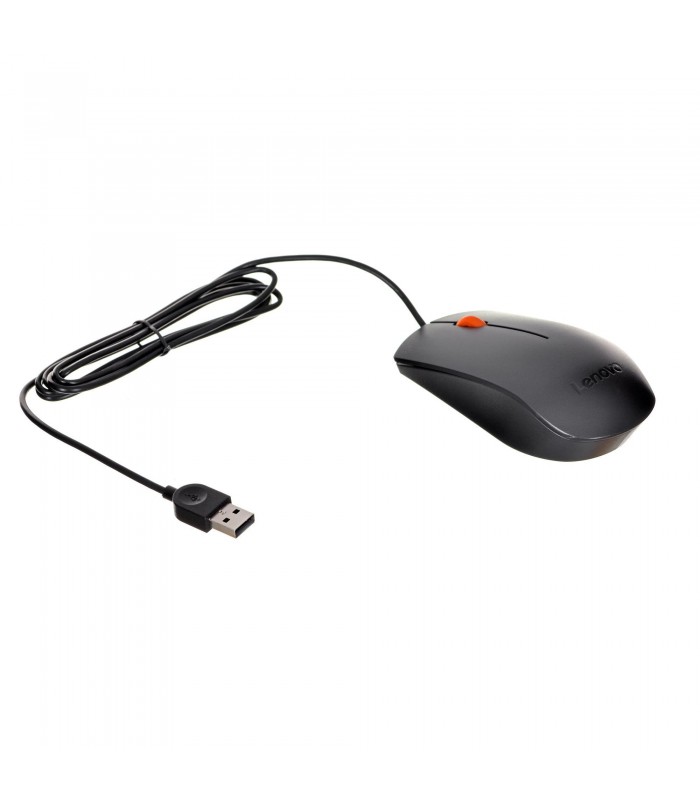 MOUSE LENOVO 300 USB ALAMBRICO 1600Dpi PC NEGRO GX30M39704 ORIG.
