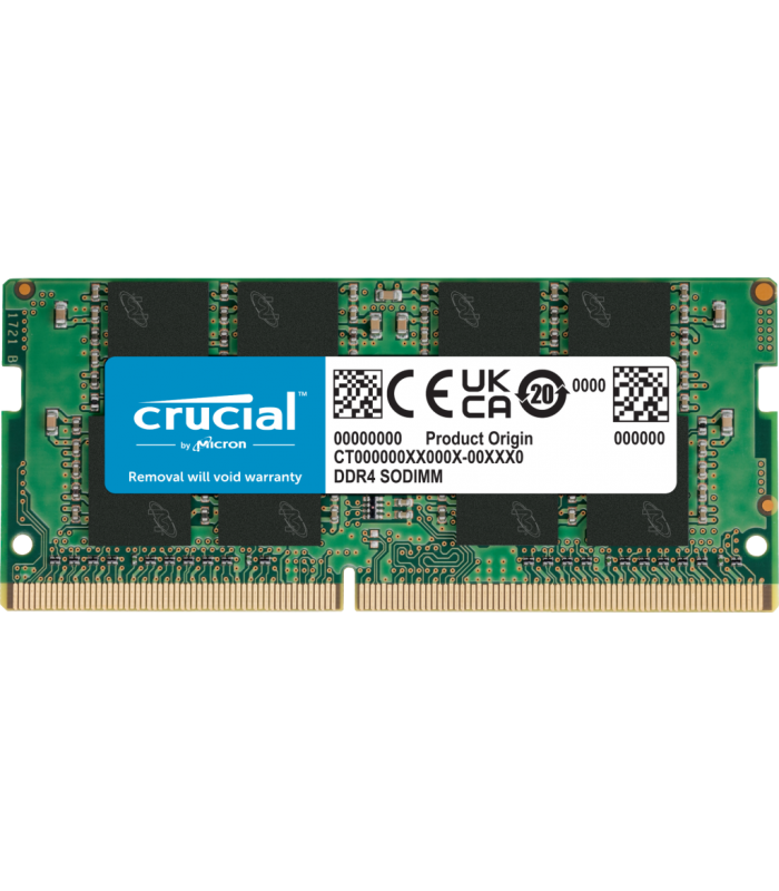 MEMORIA CRUCIAL 8GB DDR4 2400MHZ SODIMM Non-ECC 1.2V CL17 260PIN CT8G4SFS824A ORIG.