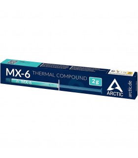 PASTA TERMICA ARCTIC MX-6 2G ULTIMATE PERFORMANCE /7.5kV/mm /DENS. 2.6g/cm3 TEMP.-50~150 /GRIS/ CPU/GPU/VIDEO CARD ORIG.