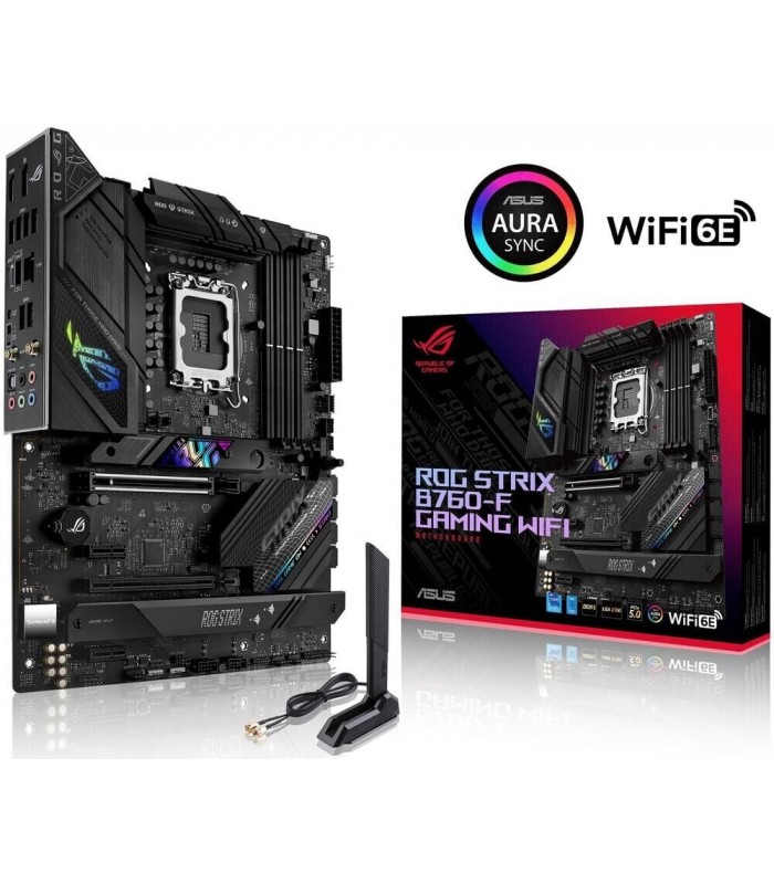 MBO ASUS ROG STRIX B760-F GAMING WIFI/LGA1700/4xDDR5 7800/4XSATA/8X USB/WiFi6E/1X DP/1X HDMI/1X PCIE5/3X M.2/ 12TH 13TH 14TH