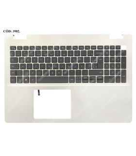 DELL ASSY W/KB W/PLMRST /15 3000 3500 3501 3502 3505 15.6" VOSTRO 15 3500 3501 SERIES 064D8T 08NMC3 SR BL PORTUGUÉS BR ORIG.