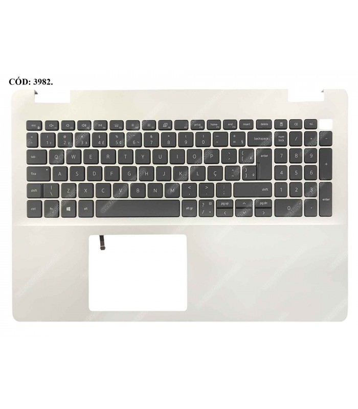 DELL ASSY W/KB W/PLMRST /15 3000 3500 3501 3502 3505 15.6" VOSTRO 15 3500 3501 SERIES 064D8T 08NMC3 SR BL PORTUGUÉS BR ORIG.
