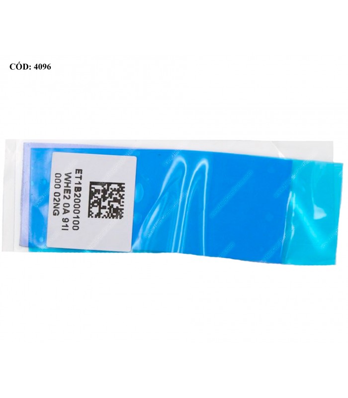 THERMAL PAD LENOVO 50X20X1MM M.2 1PC DENS. 3.4g/cc TEMPERATURA -40~150°C AZUL L81MV 5P20S37559 ORIG.