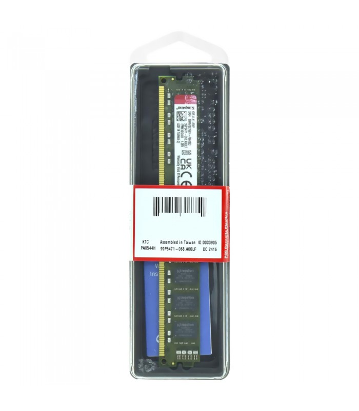 MEMORIA KINGSTON 8GB DDR4 3200MHZ UDIMM Non-ECC CL22 PC 1.2V 288PIN KVR32N22S8L/8