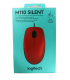 MOUSE LOGITECH M110 USB ALAMBRICO 910-006755 ROJO