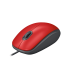MOUSE LOGITECH M110 USB ALAMBRICO 910-006755 ROJO