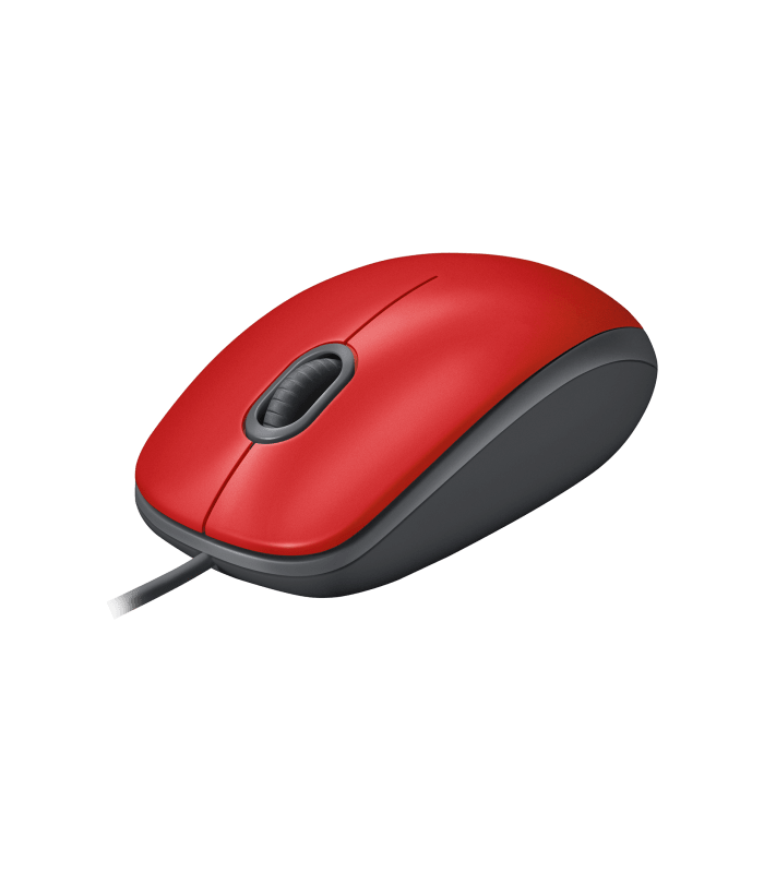 MOUSE LOGITECH M110 USB ALAMBRICO 910-006755 ROJO