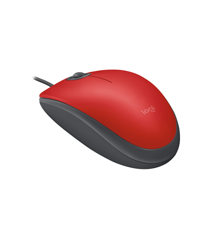 MOUSE LOGITECH M110 USB ALAMBRICO 910-006755 ROJO