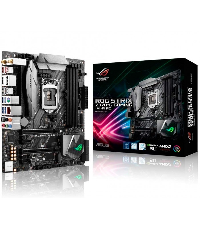 MBO ASUS ROG STRIX Z370-G GAMING (WI-FI) mATX/LGA1151/4xDDR4 4000/4XSATA/8X USB/WiFi/1X DP/1X HDMI/2X PCIE3.0/2X M.2/ 8TH 9TH