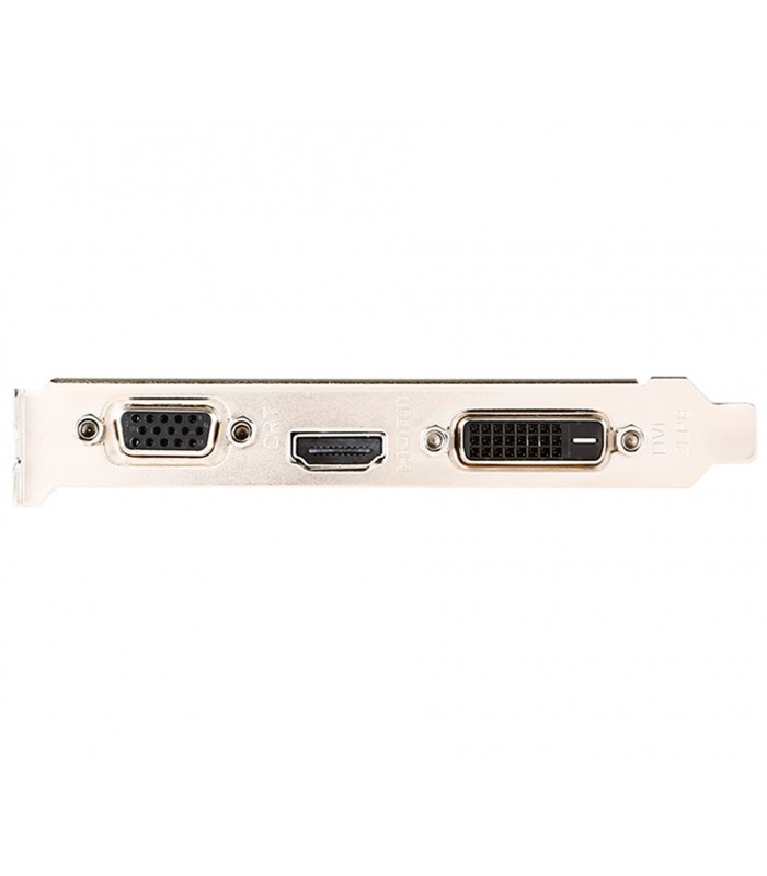 TARJETA VIDEO MSI GEFORCE GT 710/ DDR3 2GB /PCIE 2.0/1X HDMI /1X VGA /1X DVI-D /LOW P./ 64bit /GT 710 2GD3H LP /PSU 300W